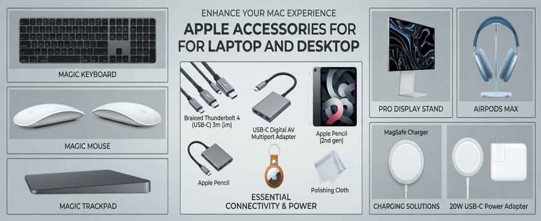 Apple Accessories for Laptop Desktop Delhi NCR — Dream N Drive