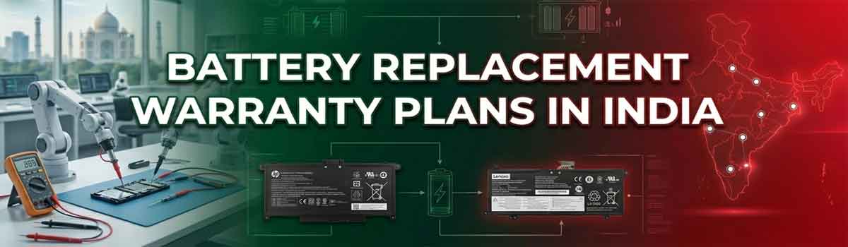 Battery Replacement Warranty Plans in India HP Lenovo Dell Apple