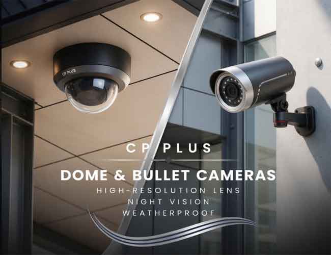 CP Plus Dome and Bullet Cameras Delhi NCR