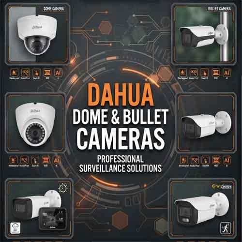 Dahua Dome and Bullet CCTV Cameras Delhi NCR
