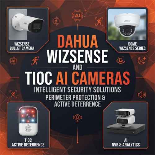 Dahua WizSense and TiOC AI CCTV Cameras Delhi NCR