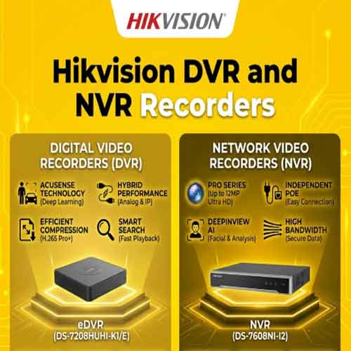 Hikvision DVR and NVR Recorders Delhi NCR