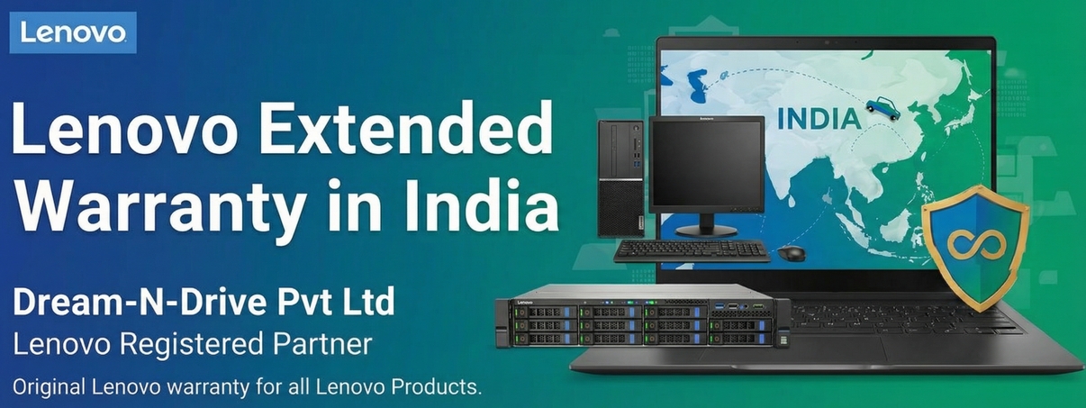 Lenovo extended warranty service in India by Dream-N-Drive