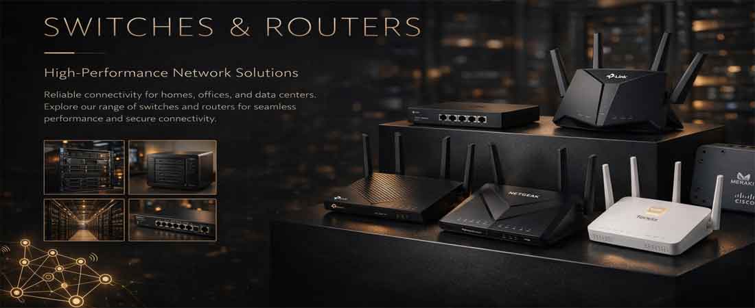 Network Switch Dealer in Delhi NCR — Managed PoE and Gigabit Switches — Dream N Drive