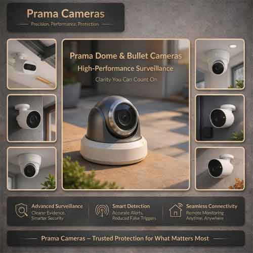 Prama Dome and Bullet Cameras Delhi NCR