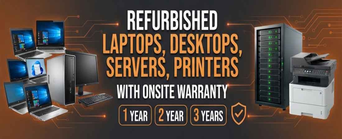 Refurbished Laptops Desktops Servers Printers Delhi NCR — Dream N Drive
