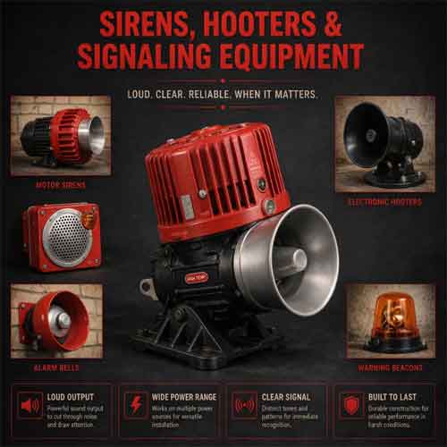 Sirens Hooters and Signaling Equipment Delhi NCR