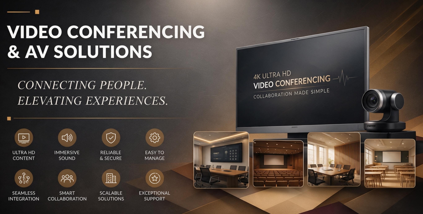 Video Conferencing and AV Solutions in Delhi NCR — Dream N Drive